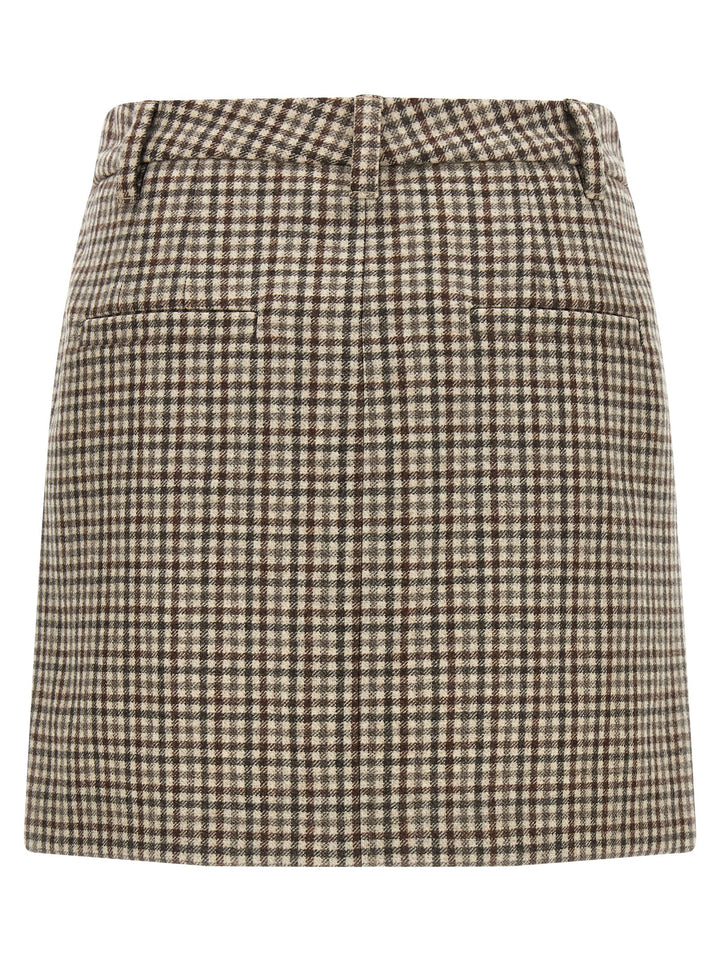 Brunello Cucinelli Mini Skirts - Beige | e99b36f8cc14fdb4a60d50339dfb2dbb43cf8306