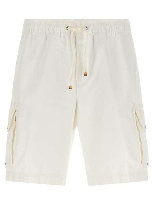 Cargo Pocket Bermuda Shorts Bermuda And Short White