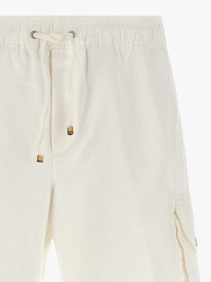Brunello Cucinelli Cargo Pocket Bermuda Shorts Bermuda and Short - White | b6429ba6ca97dfb87553a44d359d0c8509e91885