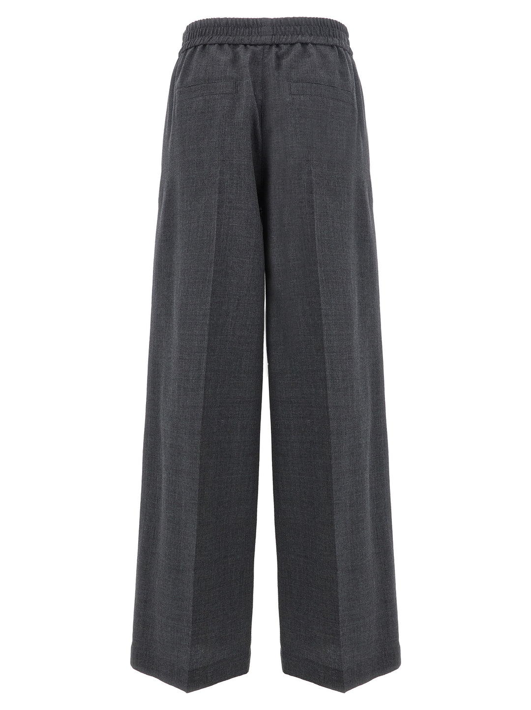 Front Pleat Pants Gray