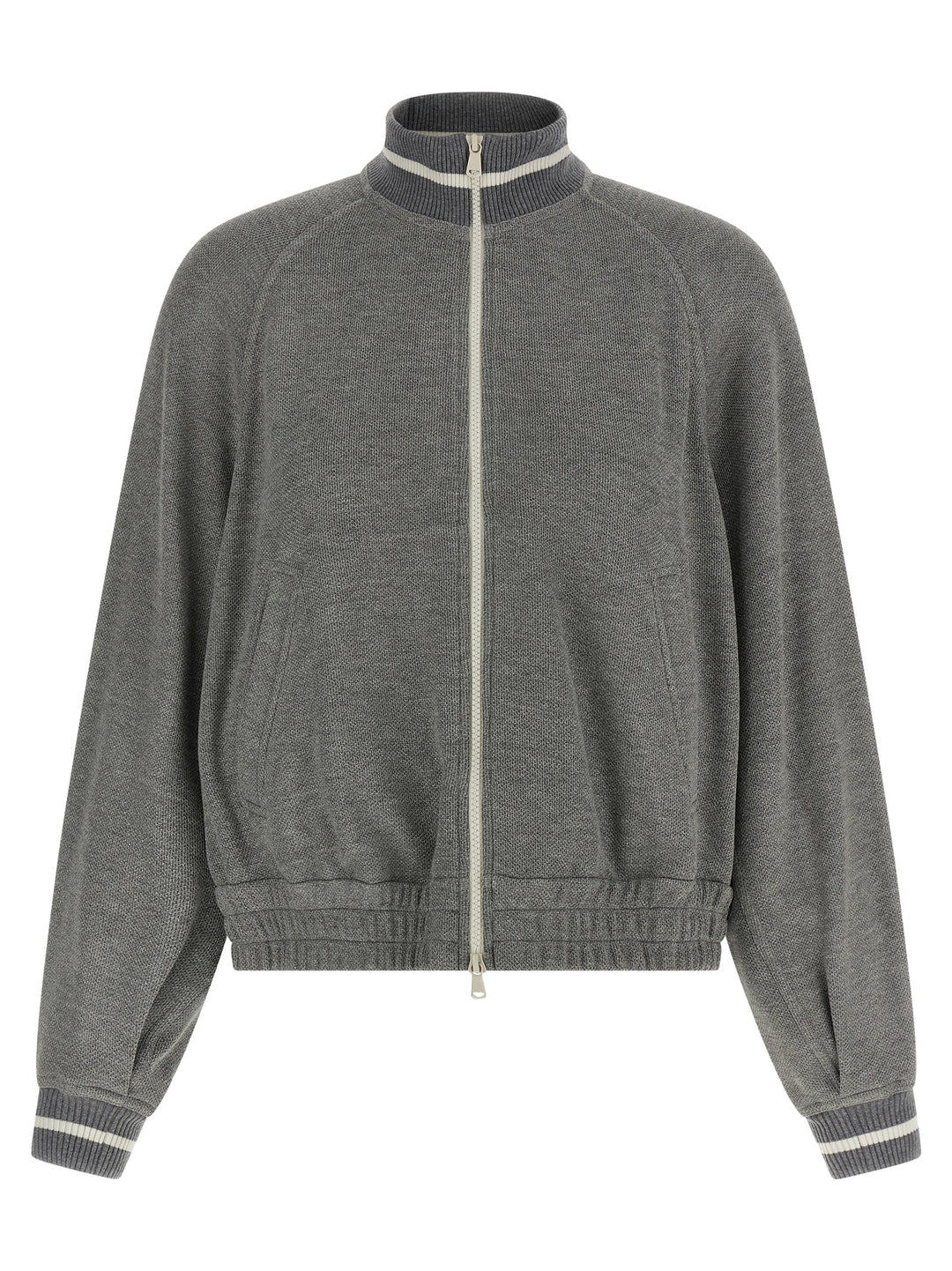 Brunello Cucinelli Sparkling Sweatshirt - Silver | ad95da5f4777ed5113b46f91f1f6ba477e55d3f2