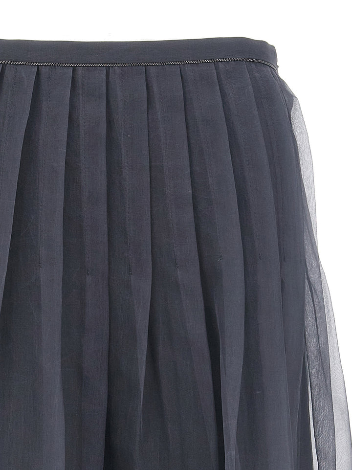 Tulle Skirt Skirts Gray