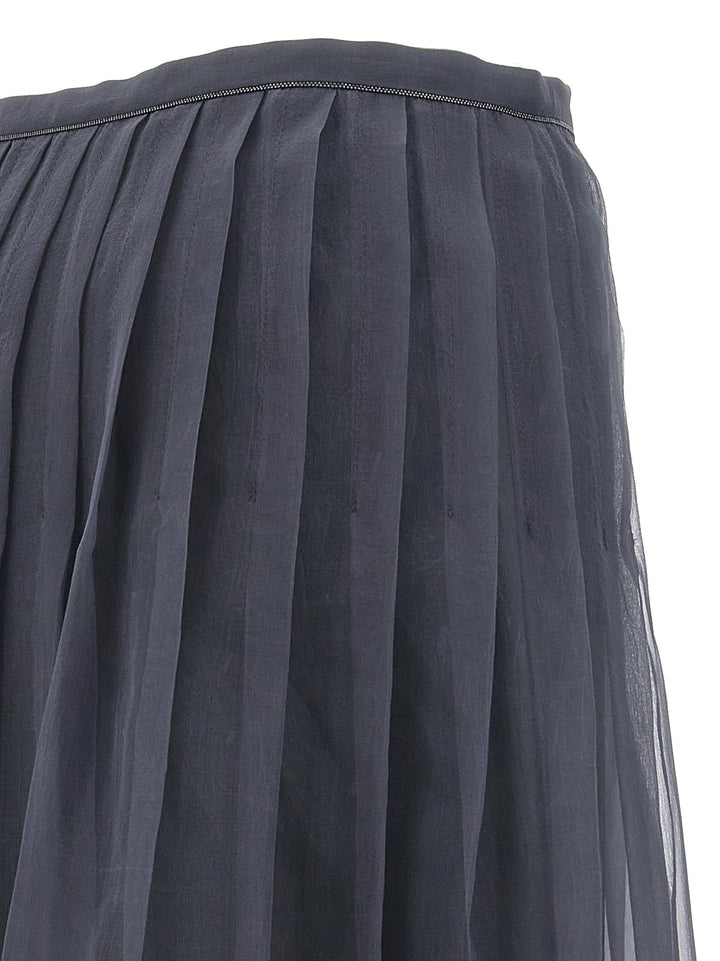 Tulle Skirt Skirts Gray