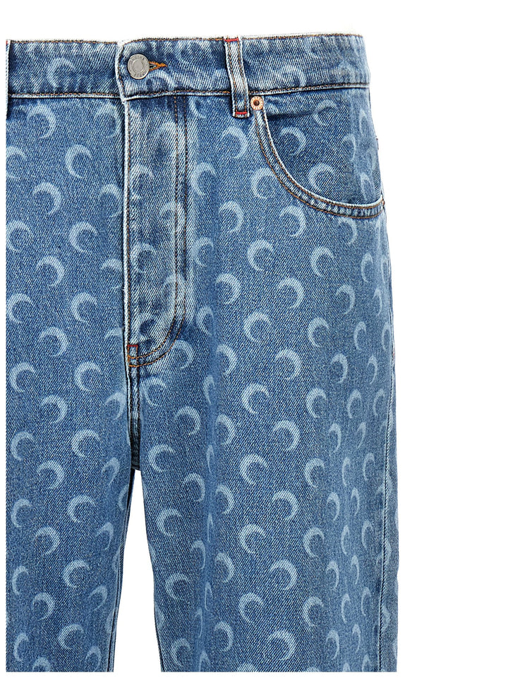 Moon Laser Jeans Light Blue