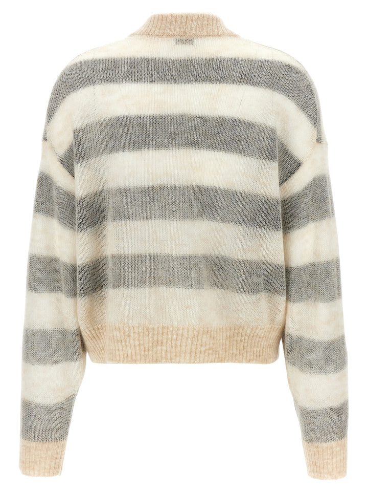 Striped Cardigan Sweater, Cardigans Multicolor