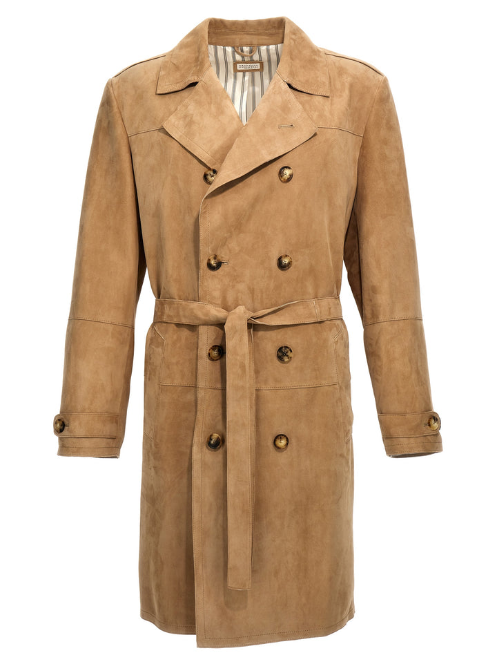 Suede Trench Coat Coats, Trench Coats Beige