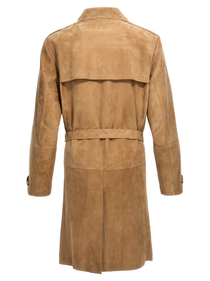 Suede Trench Coat Coats, Trench Coats Beige