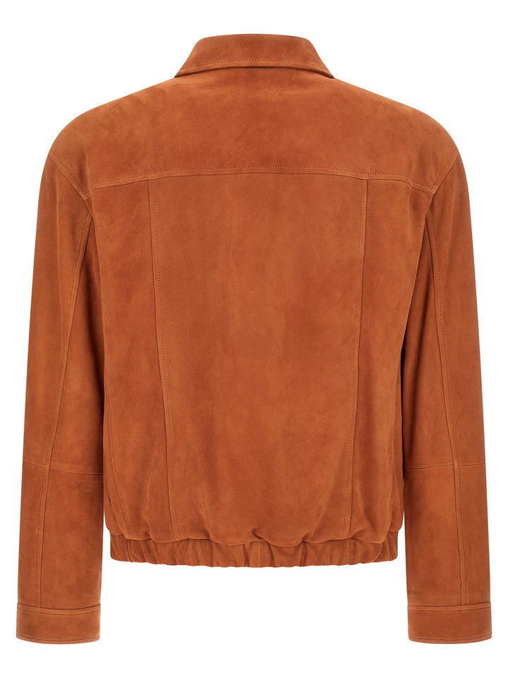 Brunello Cucinelli Country Puffer Jackets - Orange | 4529e7e5abe7e754da07ba81d10bd4b60d93da28