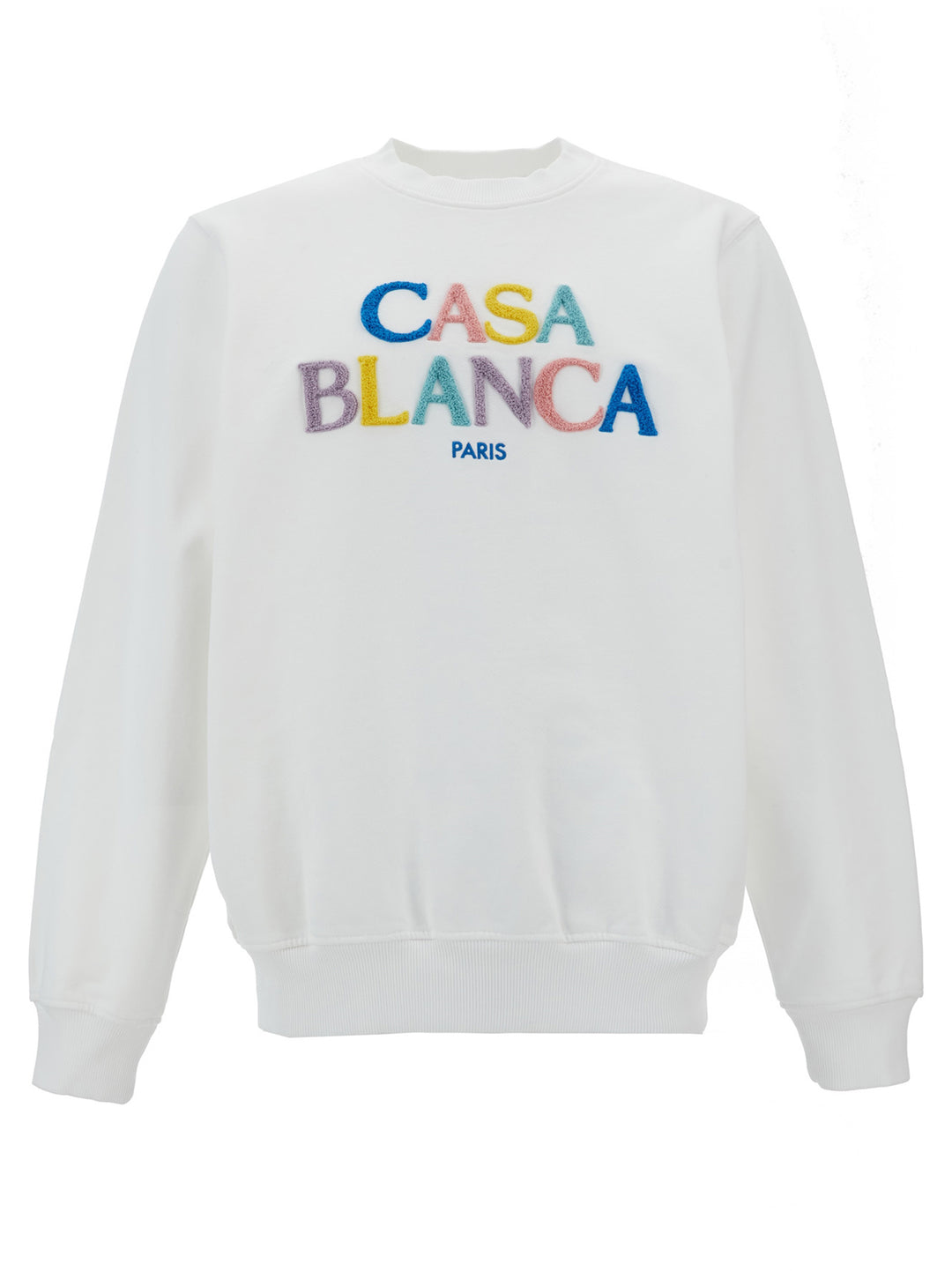 Stacked Logo Sweatshirt White