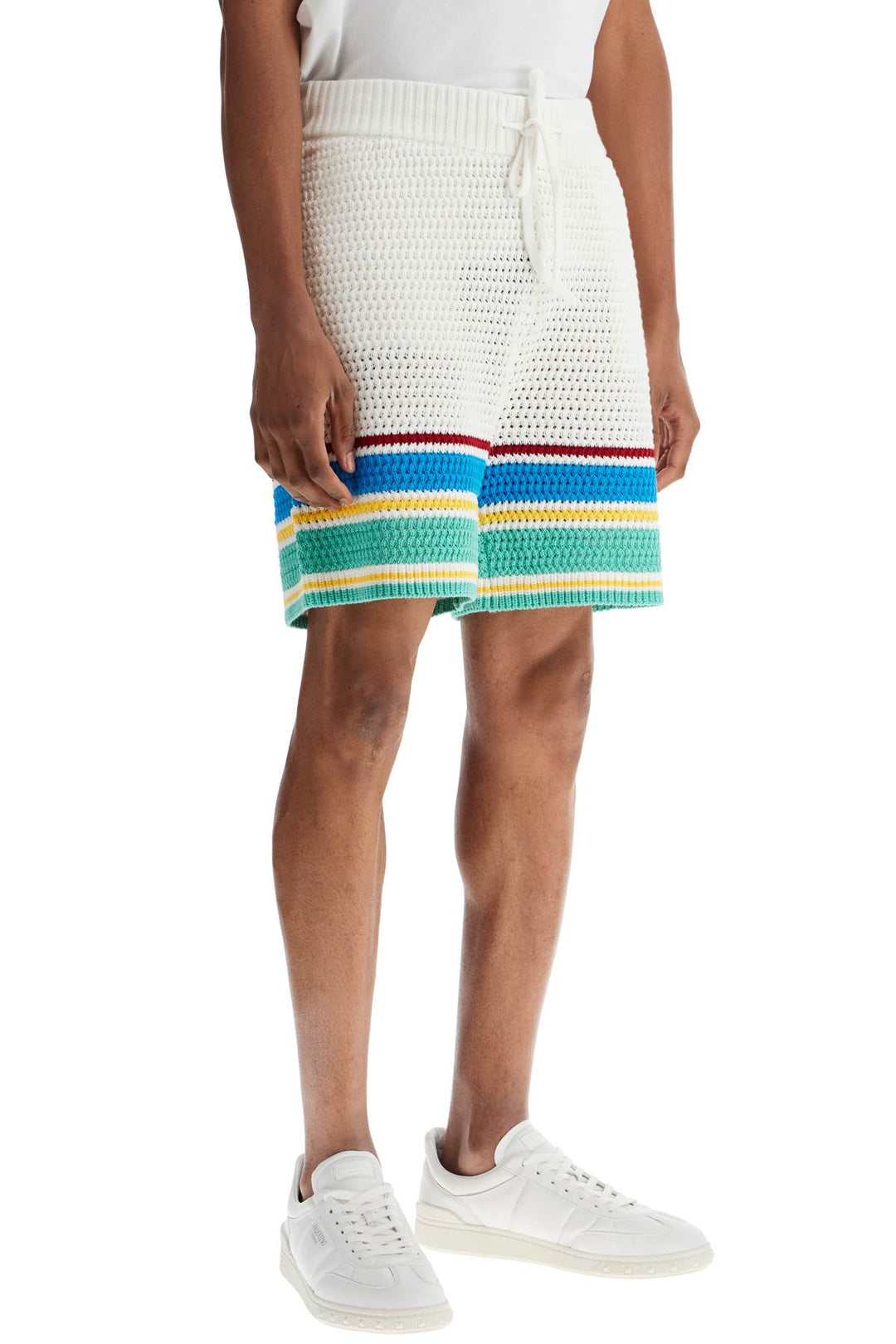 Crocheted Bermuda Shorts