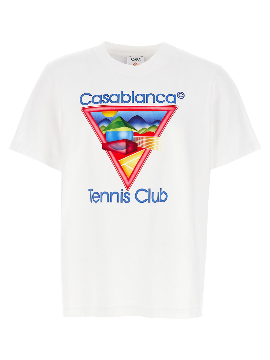 Casablanca Tennis Club Icon T-shirt - Multicolor | cbb745948436b516b9109971c1c3eacf6a685684