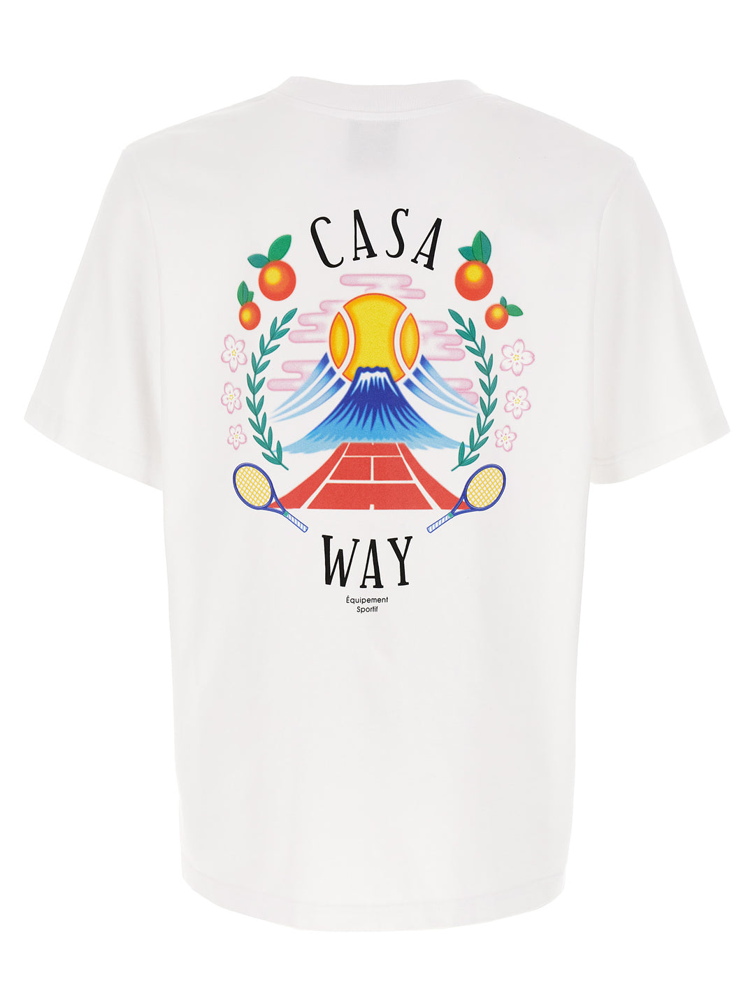 Casablanca Casa Way Mountain T-shirt - White | 592af44eaa57f571f948fb0cab72fd5c8df4ff30