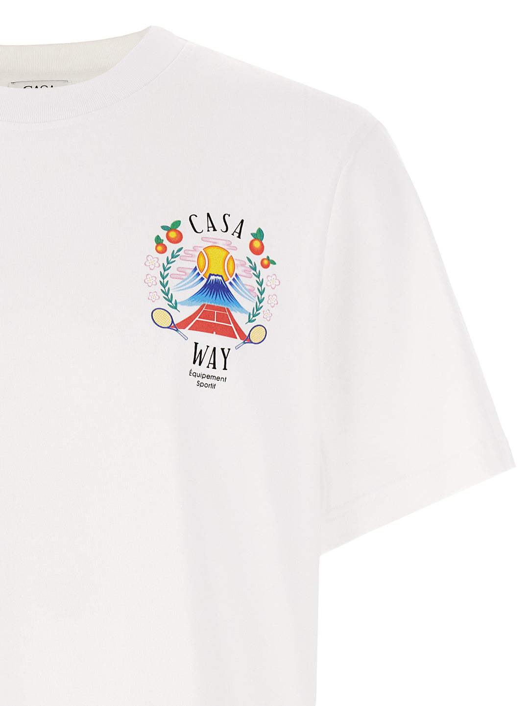 Casablanca Casa Way Mountain T-shirt - White | 3e70191fc4982f37316d45a72d946535606d0b8f