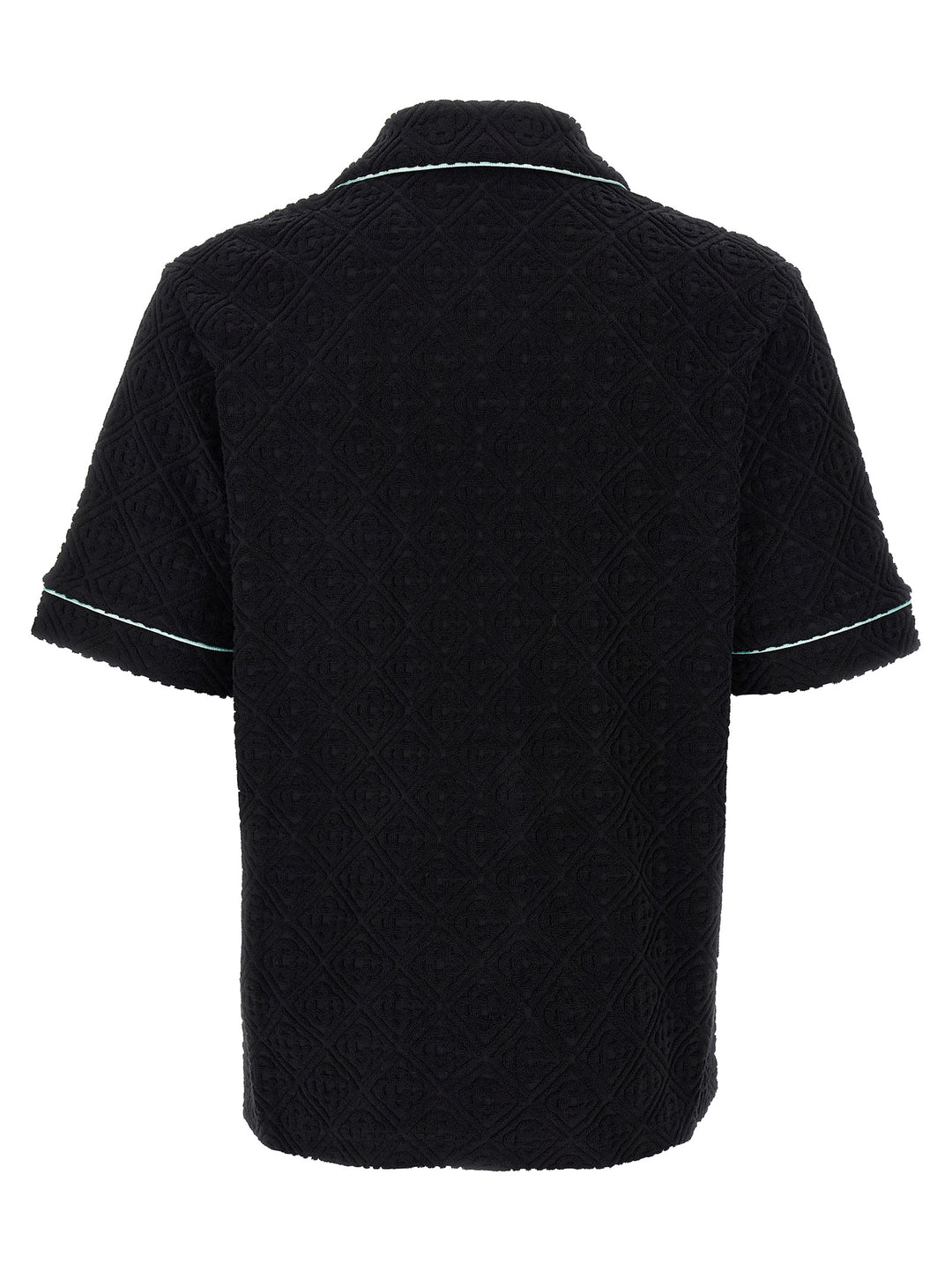 Casablanca Towelling Monogram Shirt and Blouse - Black | 6fdcb62b2e4ddf495eaa30d91b2639526a5406b3