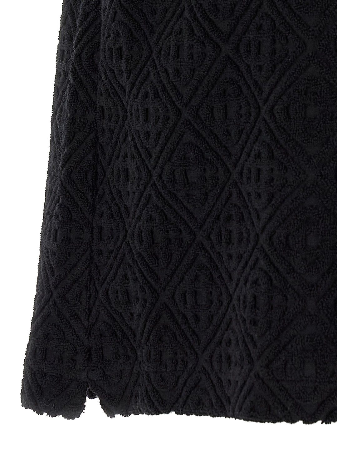 Casablanca Towelling Monogram Shirt and Blouse - Black | 9668371df3611555b69989150248d2798caa315a