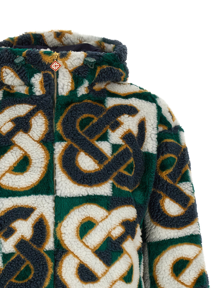 Casablanca Monogram Puffer Jackets - Multicolor | 198195743f75276522686d2a4ebe03dd541d6d7a