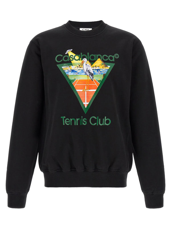 Tennis Club Sweatshirt Black