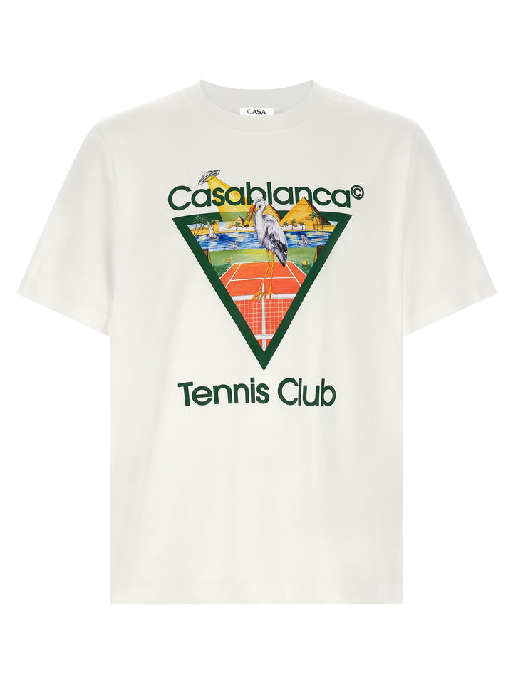 Casablanca Tennis Club T-shirt - White | 780f84dd1d11418ffd8989428f6492774c621b8e