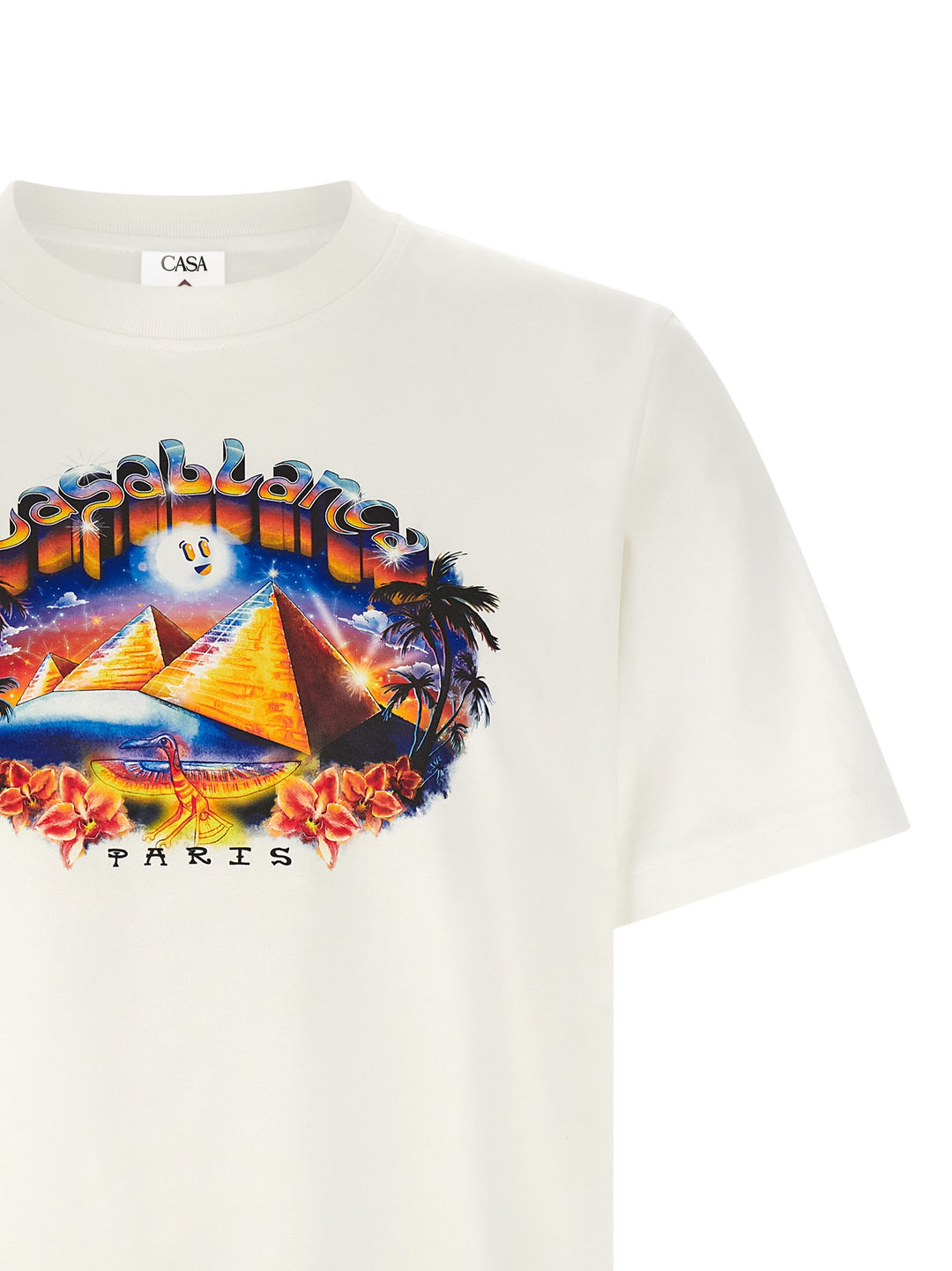 Casablanca Tourism T-shirt - White | 42718828572b8a2985339a347e8bb6b664fa5c17