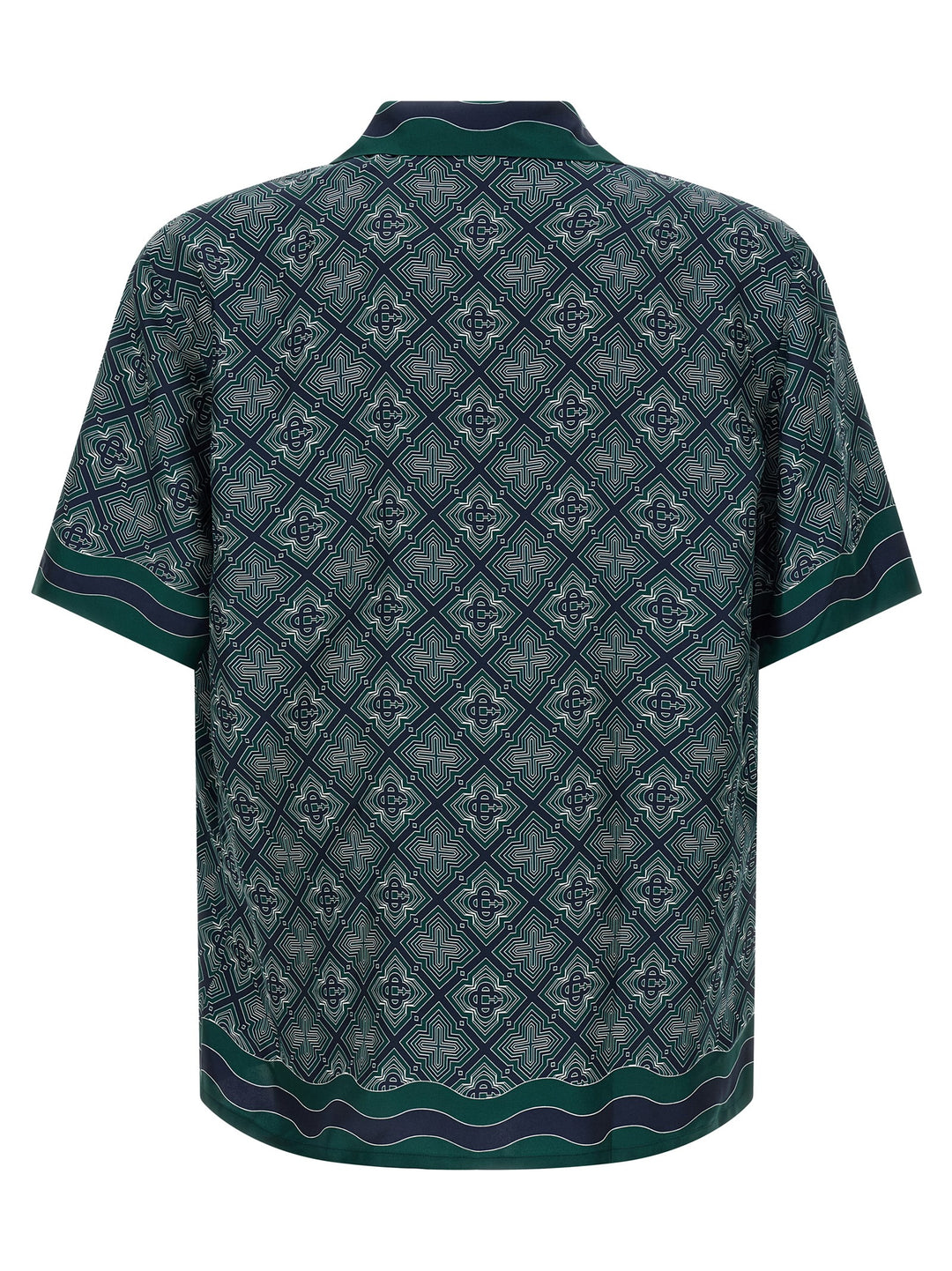 Casablanca Radiating Monogram Shirt and Blouse - Green | 0ce5fd253cedf15728a1fb4bf8215982085ac5d9