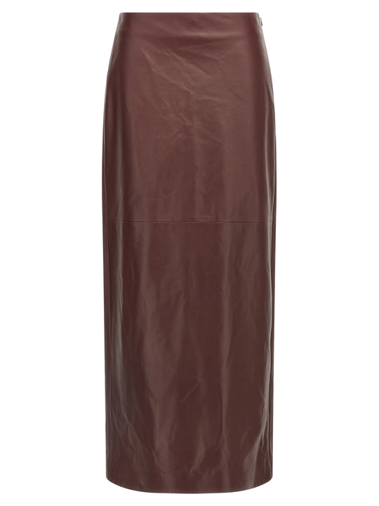 Column Long Skirts Bordeaux