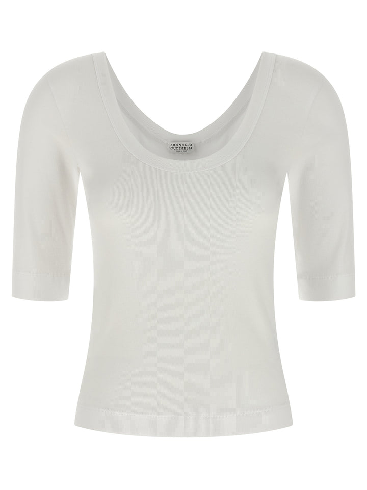 Brunello Cucinelli Monile T-shirt - White | d572fde29b07a55e9b443f46330e509f0621caa0