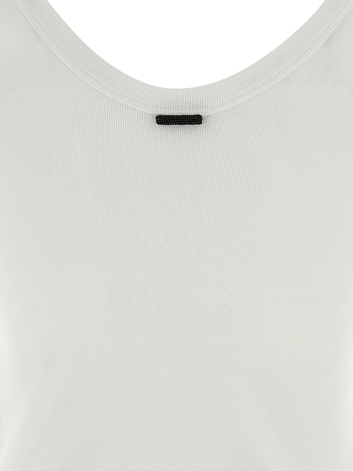 Brunello Cucinelli Monile T-shirt - White | 5dcff3c6614907acd131622d2f7509917b2e1c24