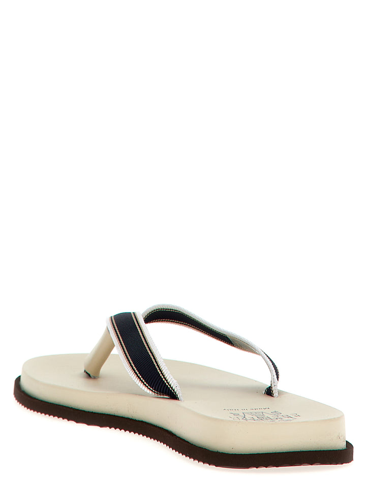 Gros Grain Thong Sandals Multicolor