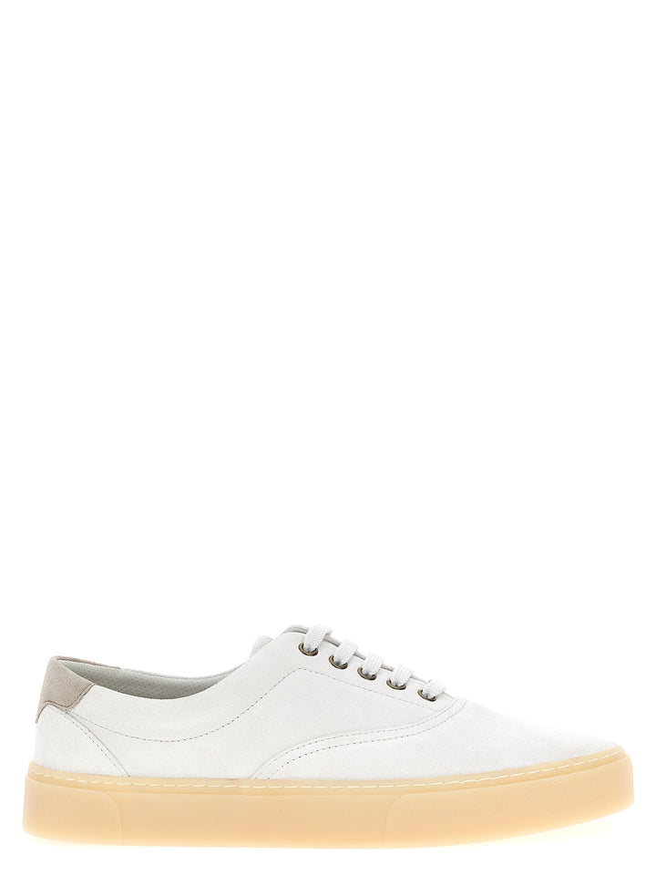 Leather Sneakers White