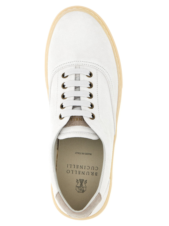 Leather Sneakers White