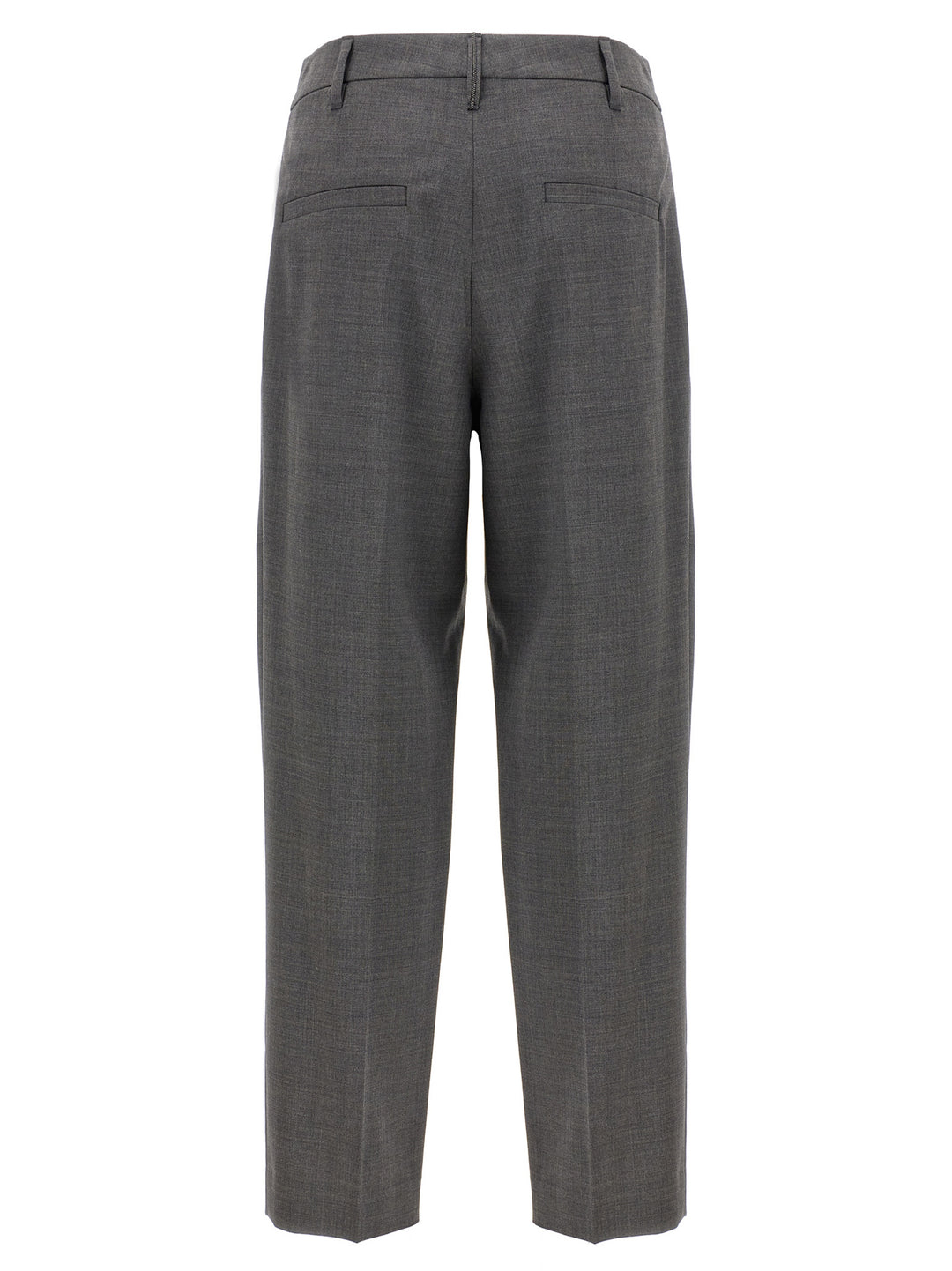 Pin Tuck Trousers Pants Gray