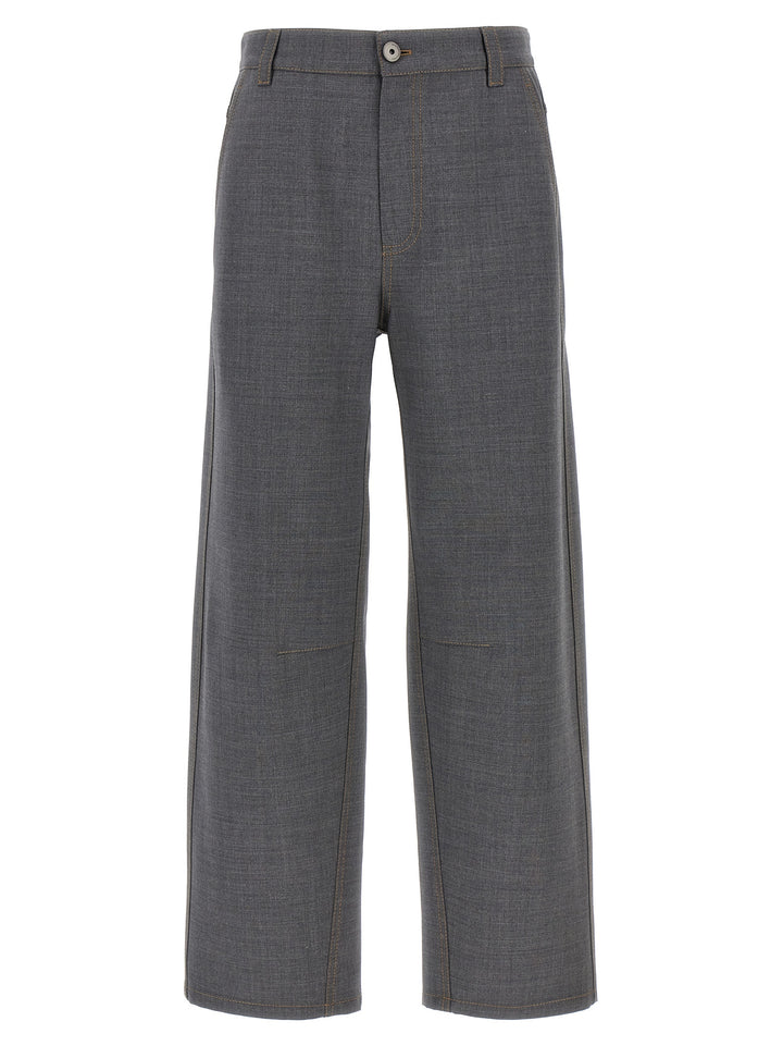 Loose Leg Pants Gray