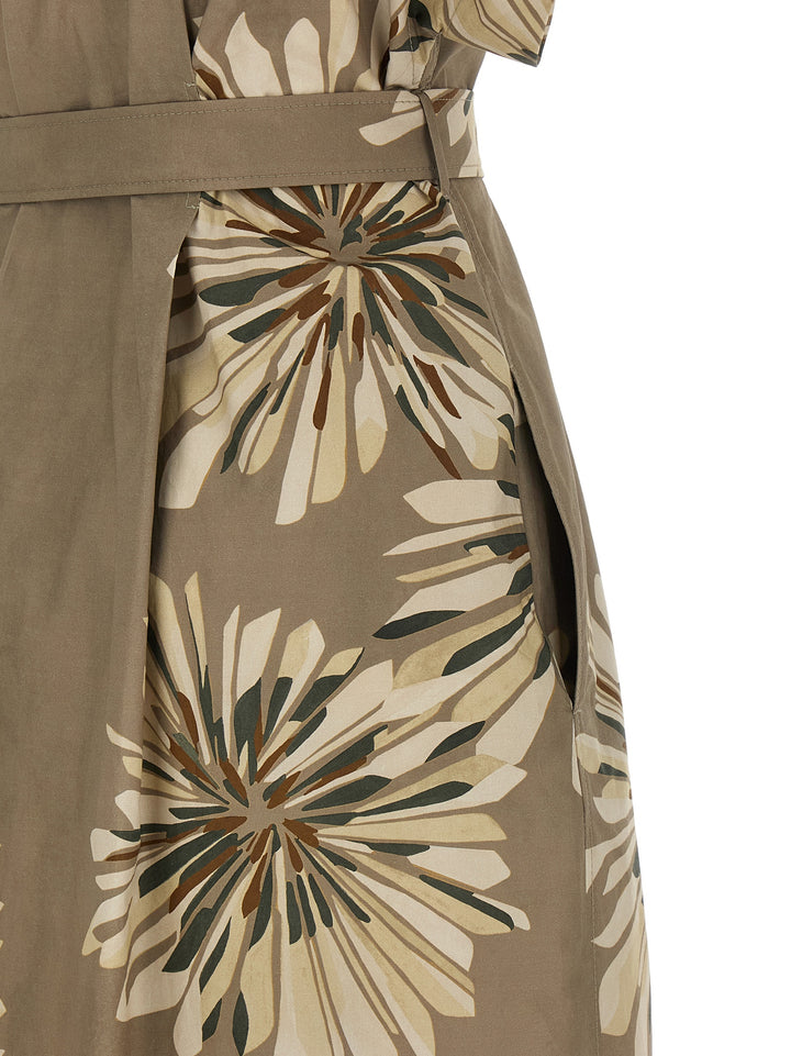 Brunello Cucinelli Chemisier Dress Dresses - Green | 5eb9178bbe43a3bb5b29737ff8bd2fa244f8a08d