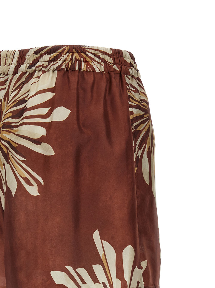 Brunello Cucinelli Silk Shorts Bermuda and Short - Brown | 684d747e5e9c623f1fd1e9626f352c52f17d7c01
