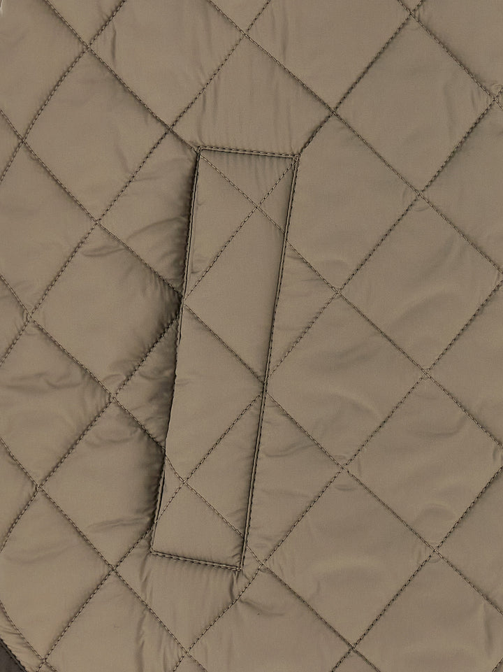 Brunello Cucinelli Quilted Vest Gilet - Brown | b19f46e4e9cd05aec21e746028506fb6c89c0163