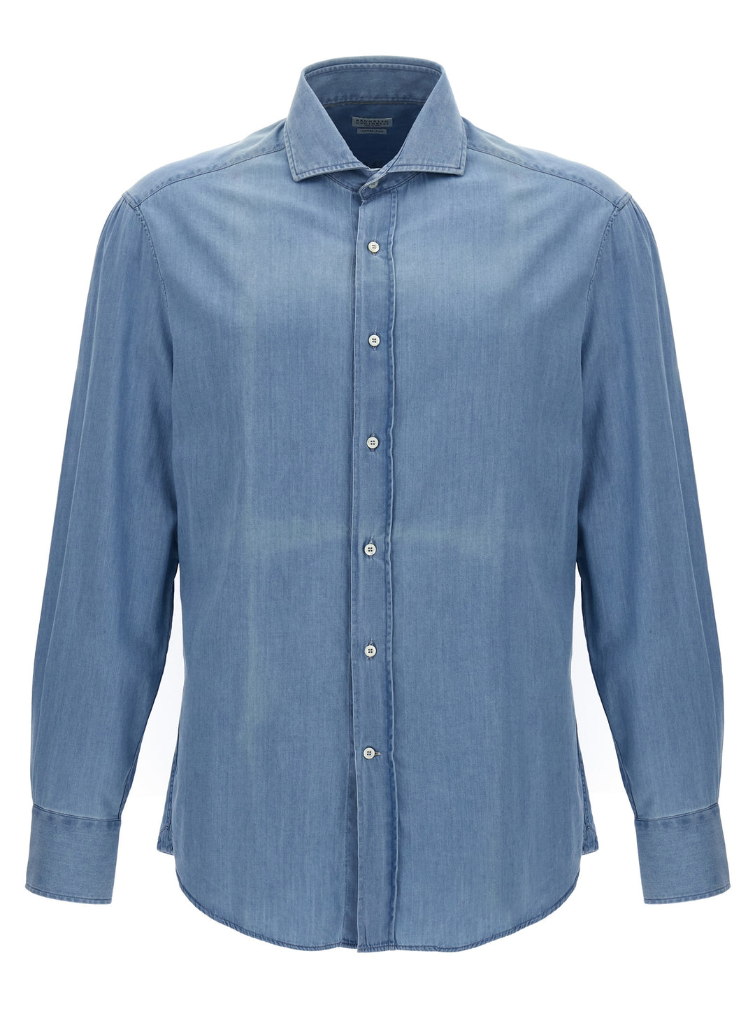 Chambray Shirt Shirt, Blouse Light Blue