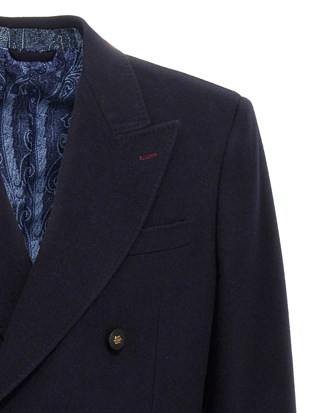 Decorative Basting Blazer Blue