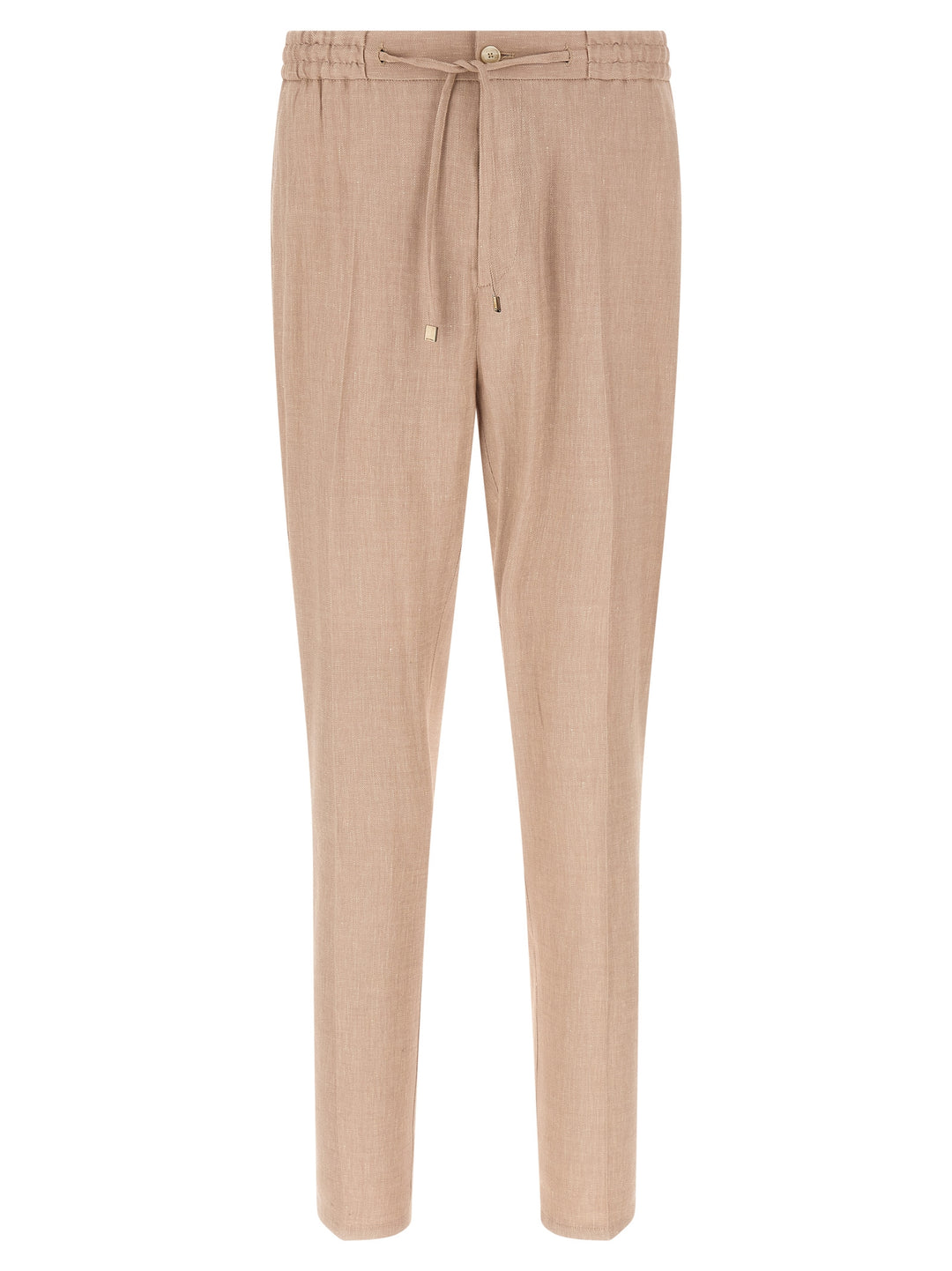 Etro Flamed Linen Joggers Pants - Beige | 598379165c15aefe732547edbeeb97310f863cfa