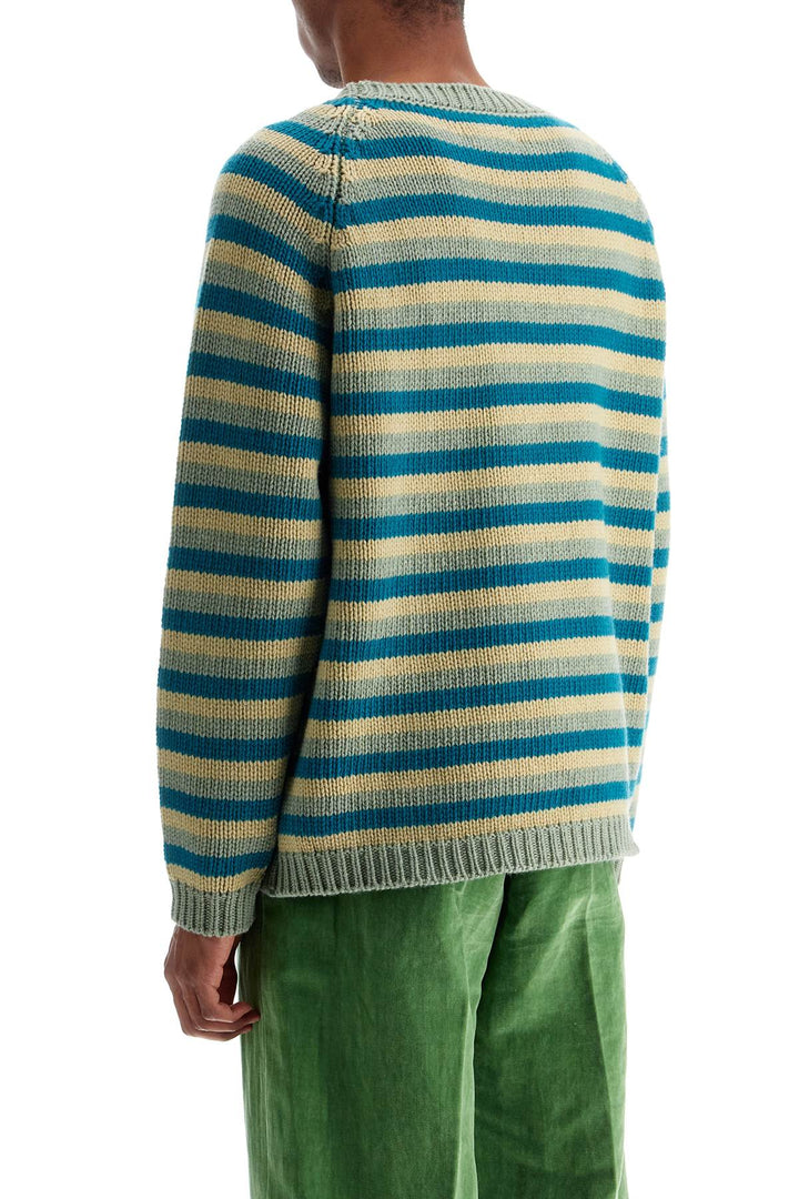 Striped Wool Pullover Sweater