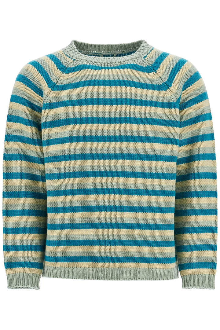 Striped Wool Pullover Sweater