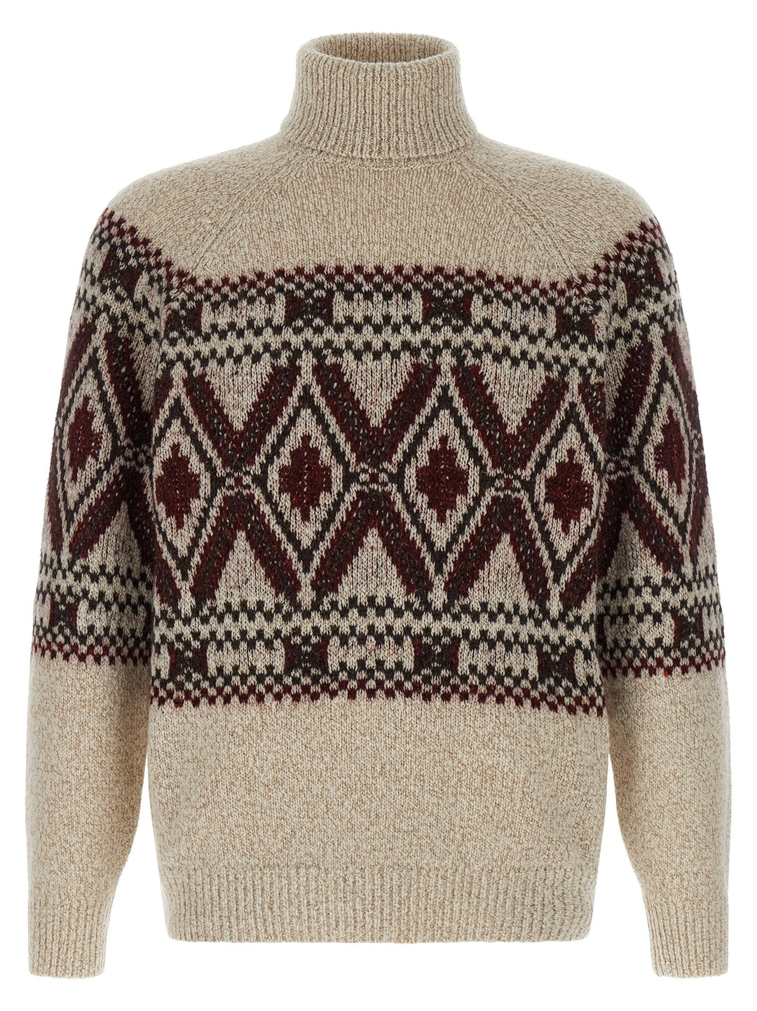 Brunello Cucinelli Geometric Jacquard Sweaters and Cardigans - Multicolor | ed6d144e254f016669367d8b9795cbb6c9baa865