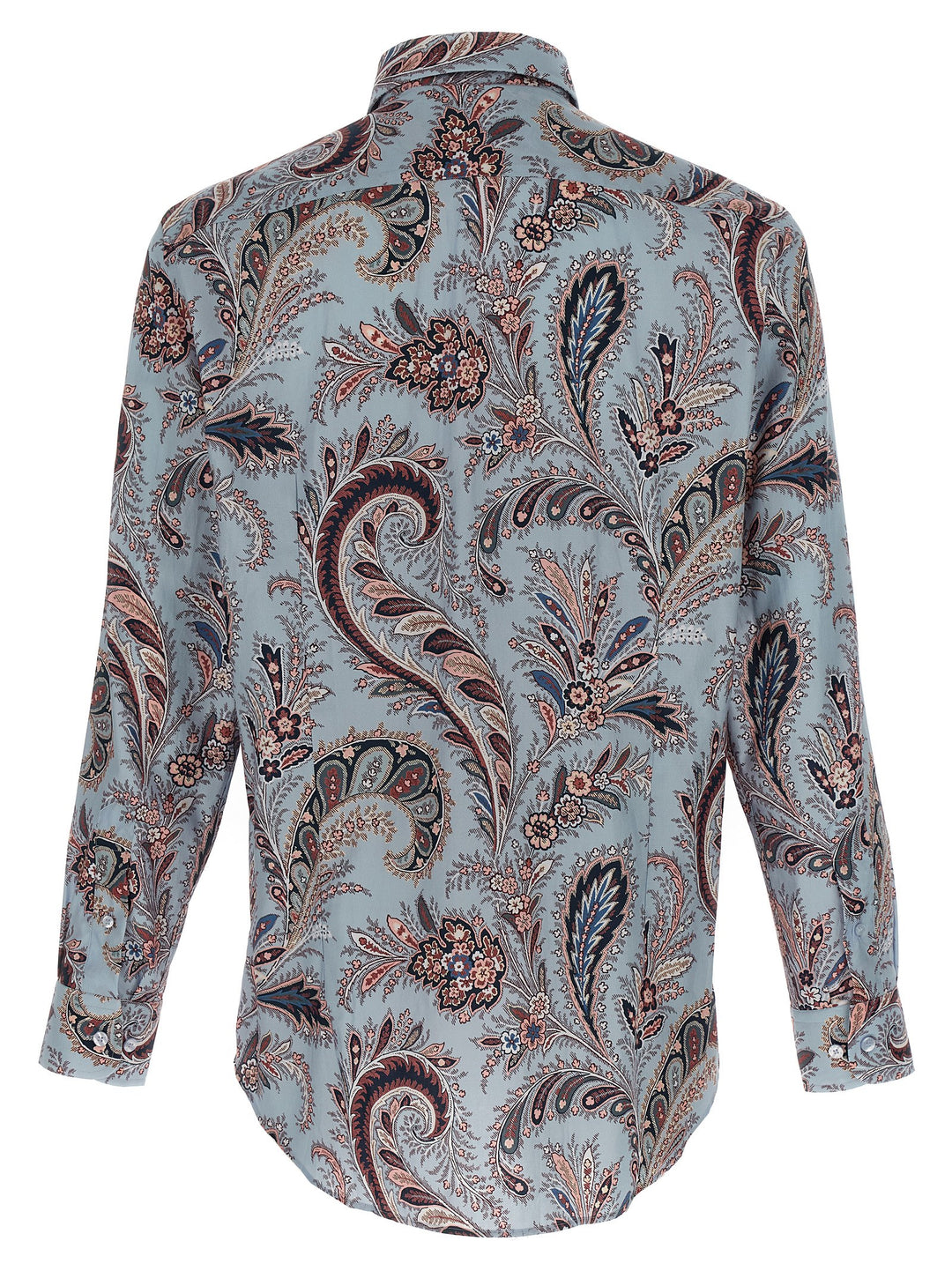 Etro Floral Paisley Cotton Shirt Shirt and Blouse - Light Blue | 82a36b9d52030c60a40bf40b29bed9f11c8aaf6b