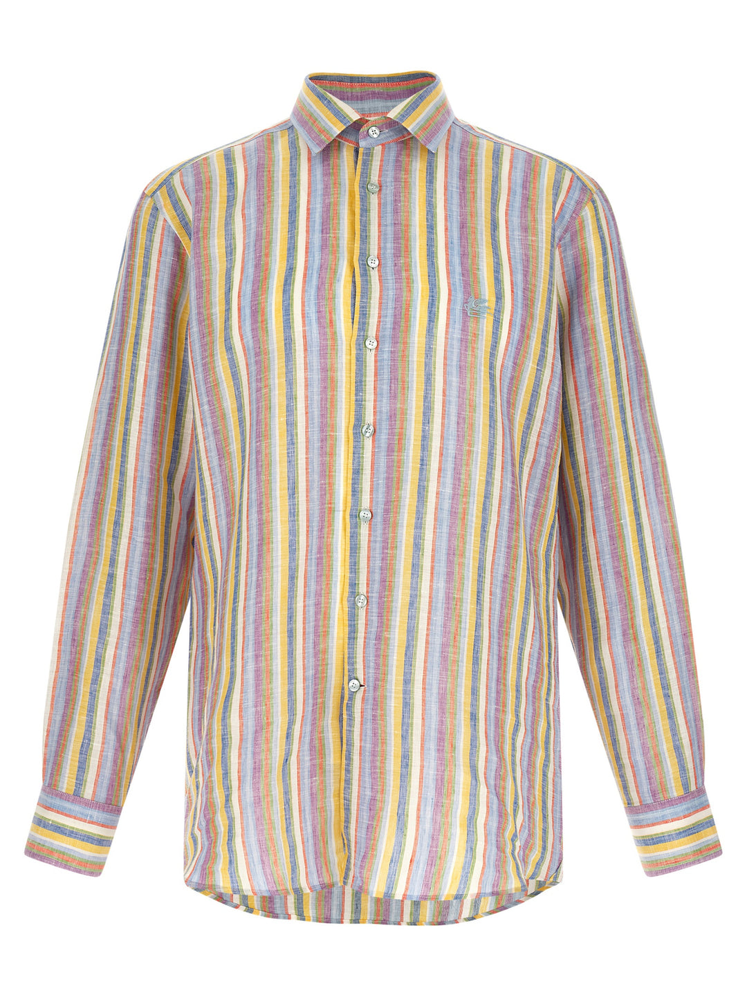 Etro Striped Linen Shirt Shirt and Blouse - Multicolor | 0803e7c1fa7df69d5cdb2ab491dacdd005218aa0