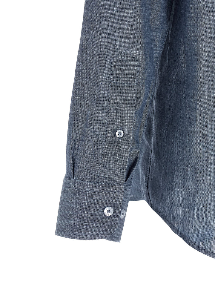 Etro Linen Shirt Shirt and Blouse - Blue | 52fd9d64e976c88e6fb9552a774bdca21b65c00e