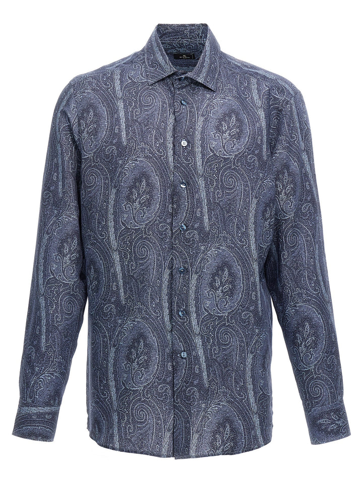 Paisley Shirt, Blouse Blue