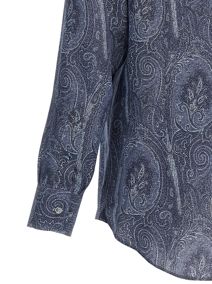 Paisley Shirt, Blouse Blue