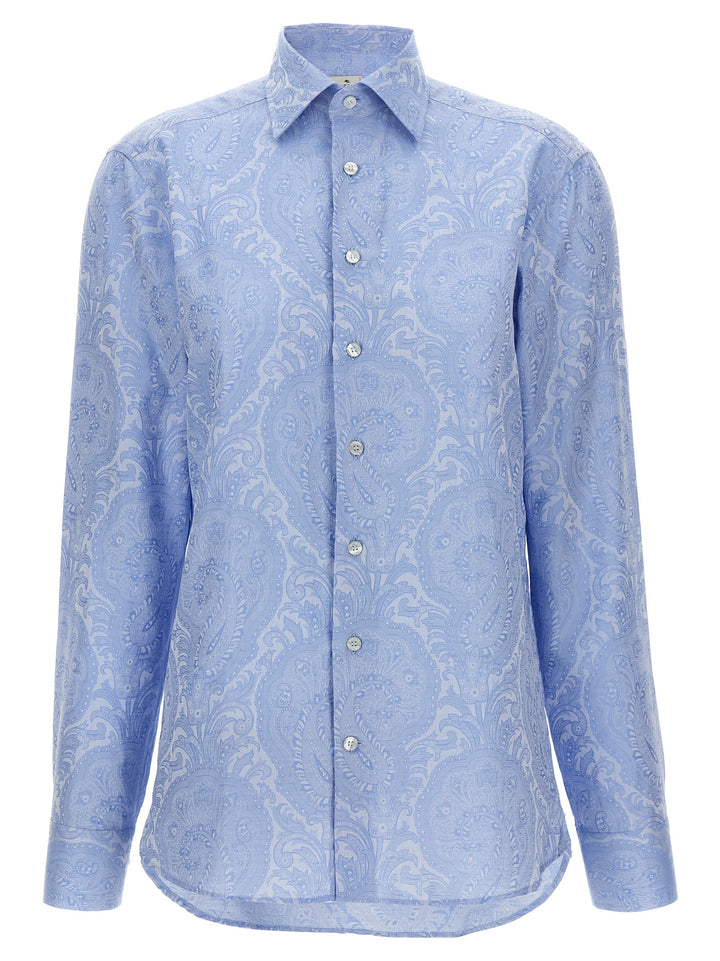 Paisley Shirt Shirt, Blouse Light Blue