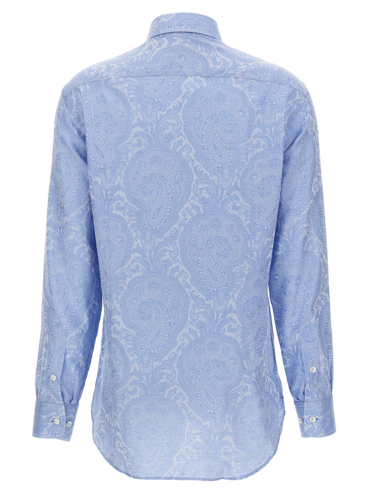 Paisley Shirt Shirt, Blouse Light Blue