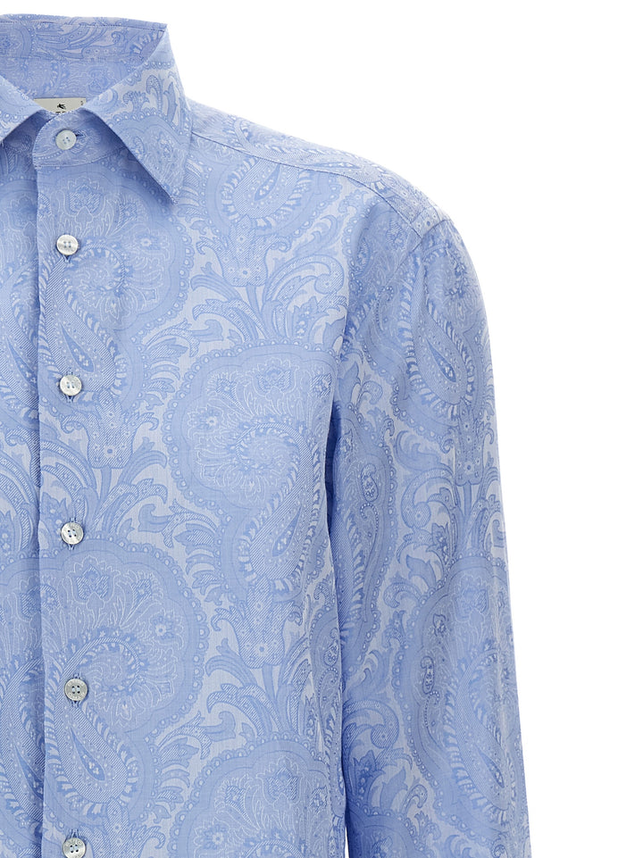 Paisley Shirt Shirt, Blouse Light Blue