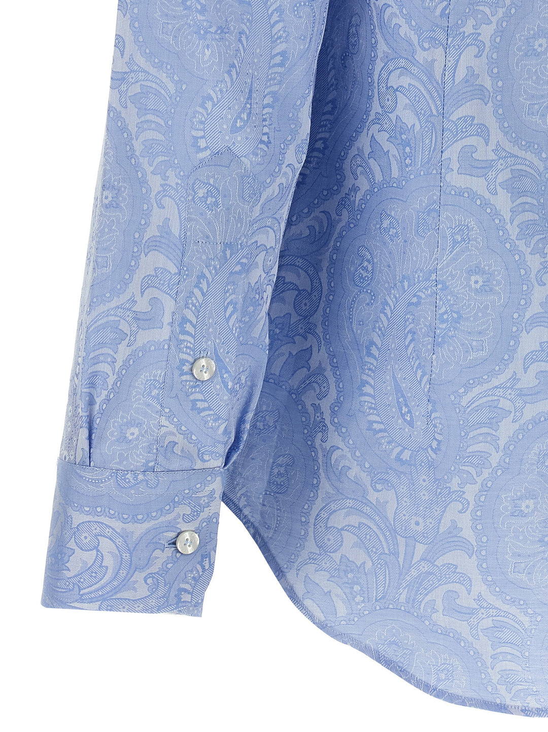 Paisley Shirt Shirt, Blouse Light Blue